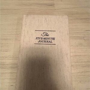 The Five-Minute Journal in Cream
